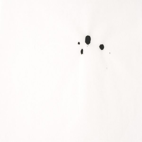 (Detail)- Dialogue (Blow), 2008. Black ink on japanese paper. 34 × 23 cm each. Polyptych.