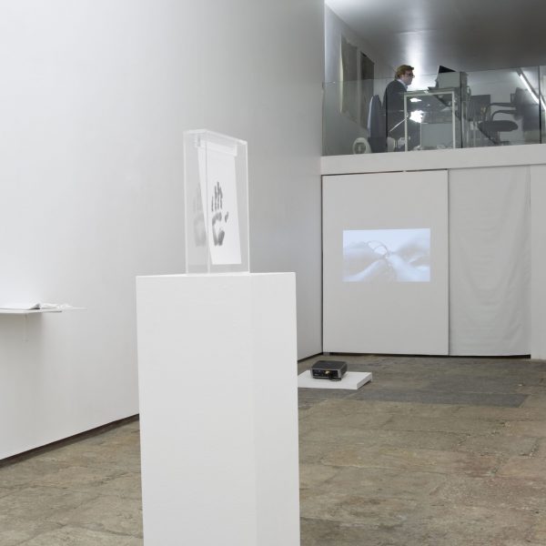 Exposição 'pela superfície', 2013. Galeria 3+1, Lisboa.