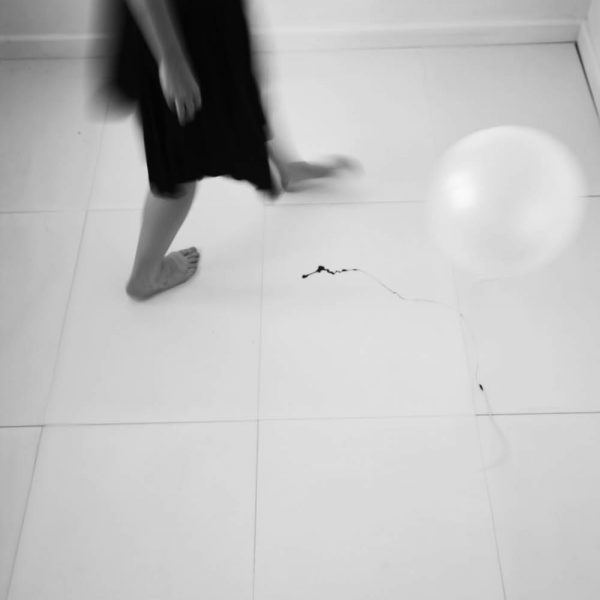 (Detail)- Dialogue Series (Balloon and body), 2007. Analogic print on fiber paper. 37,5 × 24,5 cm each. Polyptych