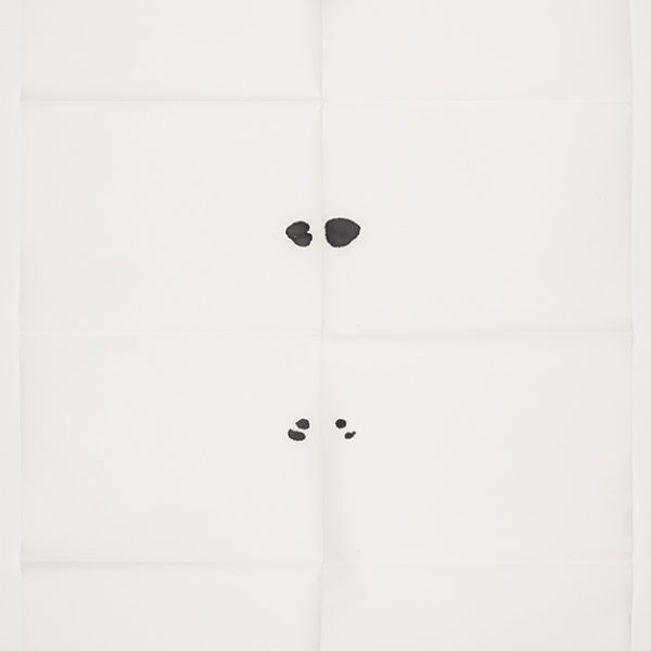Dialogue (Blow), 2008. Black ink on japanese paper, 67,5 x 45 cm.