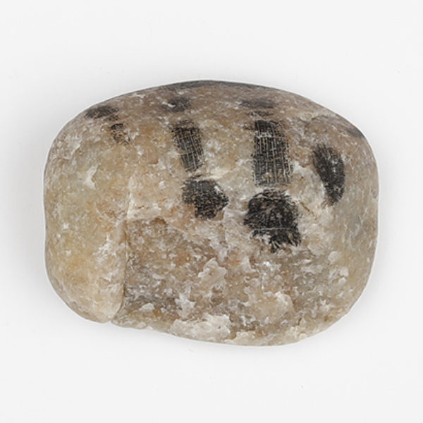 Pedra do Real, 2011/ 2015. Monotipia sobre pedra. aproximadamente 6 x 7 x 3,5 cm